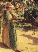 Charles Courtney Curran, Woman with a horse